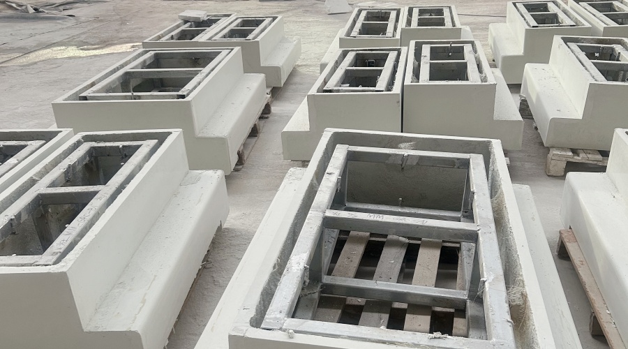 茂名那霍服務區GRC坐凳底座 茂名那霍服務區GRC坐凳底座